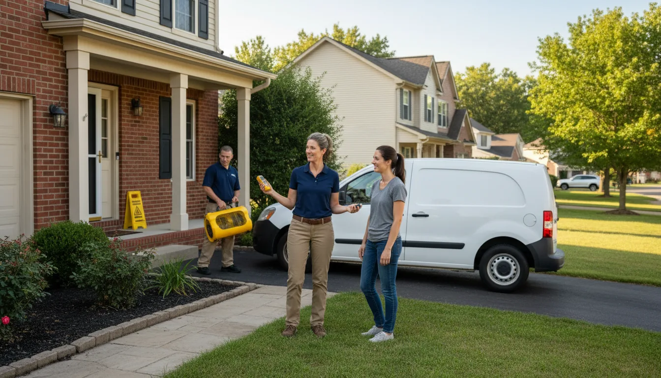 Residential water damage restoration in Forest Lakes, AZ